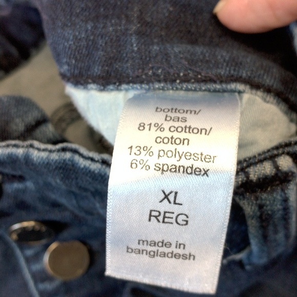 M jeans by Maurices women's size XL Reg straight legs button up 5 pocket - Picture 7 of 8